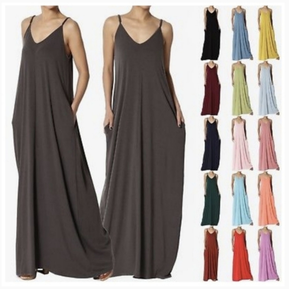Maxi Cami Tank Dress
